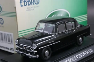 EBBRO 43448 1:43 SCALE 1955 TOYOTA TOYOPET CROWN RS DIE CAST MODEL CAR BLACK - Picture 1 of 3