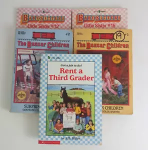 Vintage Lot of 5 Children's Chapter Books Paperback Scholastic Novels - Picture 1 of 12