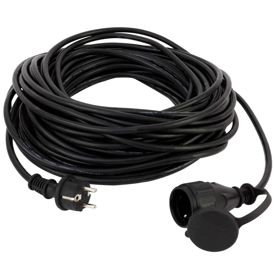 REV 16A Verlängerungskabel - Schwarz, 10m (0065109)