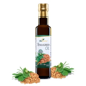 Semilla de fenogreco orgánica prensada en frío mezclada 50/50 aceite 250 ml Biopurus - Imagen 1 de 2