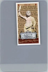 Mini Lords of Olympus 2010 Topps Allen and Ginter #LO1 Zeus - casi nuevo-como nuevo - Imagen 1 de 2