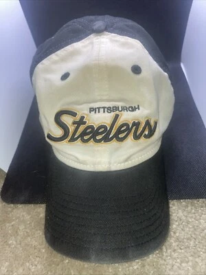 Pittsburgh Steelers Large Hat Reebok Large White Hat Adult Size Fit Dad Hat Cap - Imagem 1 de 3