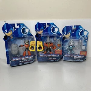 SET of 3 Mega Man Figures: Mega Man, Ice Man & Drill Man - NEW - Picture 1 of 7