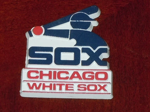 CHICAGO WHITE SOX Vintage Old MLB RUBBER Baseball FRIDGE MAGNET Standings Board Cover
