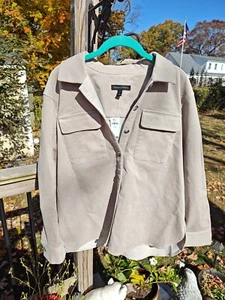 NEU BANANA REPUBLIC HAFERFLOCKEN BRULEE KORD HEMD JACKE LARGE PETITE NEU MIT ETIKETT - Bild 1 von 8