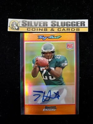 2007 Tony Hunt Bowman Chrome Auto /25! Philadelphia Eagles! - Image 1 of 2