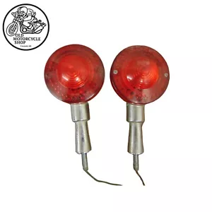 1976 YAMAHA XS 750 TRIPLE REAR TURN SIGNALS FLASHERS INDICATORS PAIR X2 - Bild 1 von 10