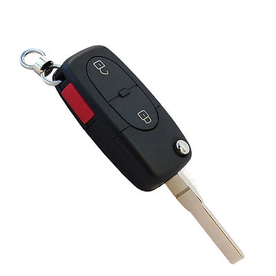 Funda Carcasa Mando a Distancia Llave Abatible para Audi A6 1997-2001, S6 S8 2001-2003, TT 2000-2002 Foto 1 de 4