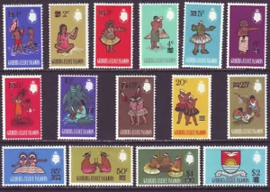 Gilbert & Ellice Islands 1966 SC 110-124 MH Set Zuschlag - Bild 1 von 3