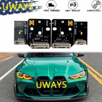 AMBER ANGEL EYE DRL PLACAS LED BMW 430i 430iX M440i M440iX 2021-2024 Foto 1 de 4