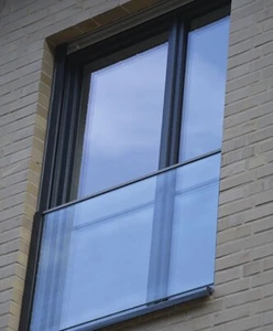 französischer Balkon Glas inkl. Glasscheibe VSG , Fensterbrüstung, Glasgeländer - Bild 1 von 3