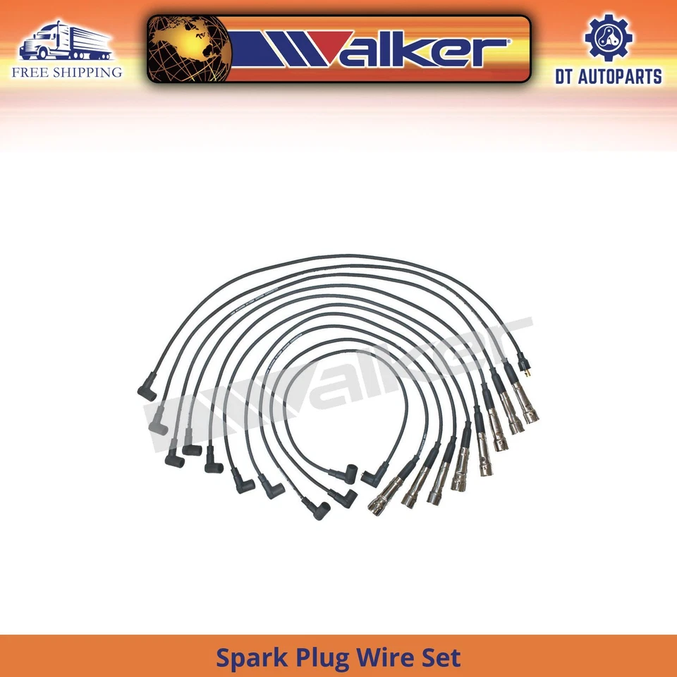 Juego de cables de bujía Walker 5,0 L V8 para Mercedes-Benz 500SEC 1984-1985  Foto 1 de 1