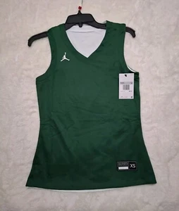 Nike Authentic Jordan Reversible Practice Jersey Women's Green/White AT0536-342 - Picture 1 of 8