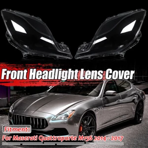 Cubierta de lente de faro frontal transparente para Maserati Quattroporte M156 2014-17 - Imagen 1 de 12