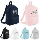 Personalised Name Mini Backpack - Printed Customised Kids School Rucksack Bag