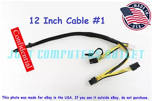 🔥 12" HP 30cm DL380 ML350 G10 GPU Cable 876503-001 - Picture 1 of 10