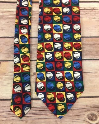 Alynn Neckwear Play Ball Silk Tie - Image 1 of 4