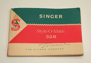 Macchina da cucire vintage SINGER Style-O-Matic 328 libretto istruzioni originale - Foto 1 di 7