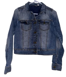 Urban Outfitters BP Cropped Jeansjacke Gr. S Medium Wash - Bild 1 von 5