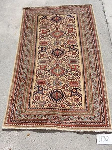 3x5ft. Handmade Shirvan Antique Look Wool Rug - Picture 1 of 11