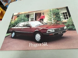 1984 PEUGEOT 505 SR Australian Sales Leaflet - Imagen 1 de 2