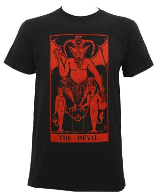 IMPACT ORIGINAL The Devil Tarot Card Slim-Fit T-Shirt S M L XL 2XL NEW - Image 1 of 2