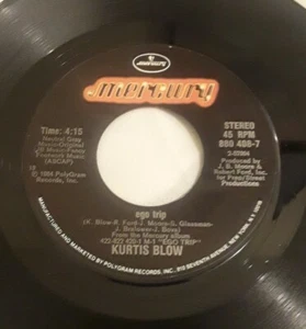 KURTIS BLOW - EGO TRIP / One - Two - Five - 7" 45 RPM Mercury NM 1984 - Picture 1 of 4