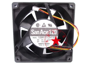 SANYO 109R1212H130 12V 0.52A 12CM 12038 cooling fan - Picture 1 of 5
