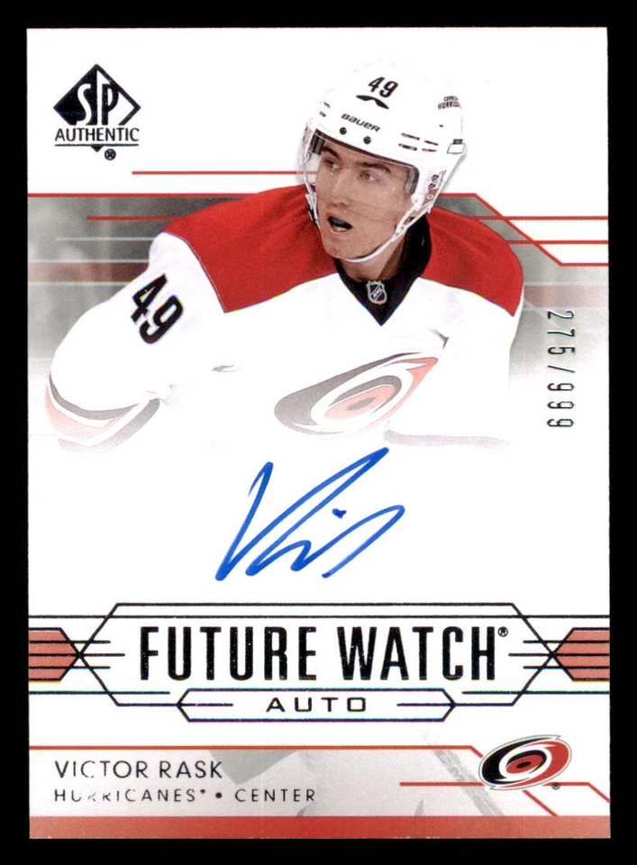 2014-15 SP Authentic #318 Victor Rask AU RC /999 - Image 1 of 2