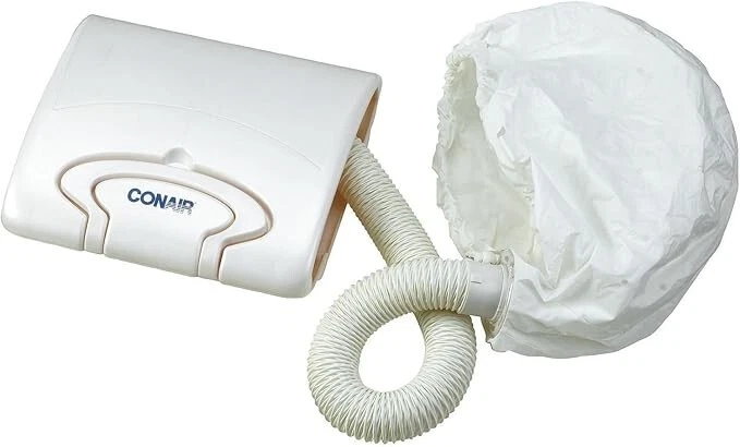 Secador de pelo con capó suave portátil con capucha Conair tapa de peinado capucha ventilación cepillo volumen Foto 1 de 1