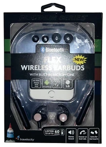 Platinum Series Bluetooth Flex Wireless Earbuds w/Built in Microphone - Picture 1 of 4