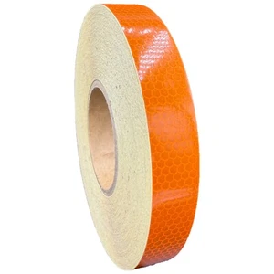 Cinta Reflectante Naranja 1" CS-ULG Ultra Flexible Alta Intensidad Nikkalite Tipo 3 - Imagen 1 de 9