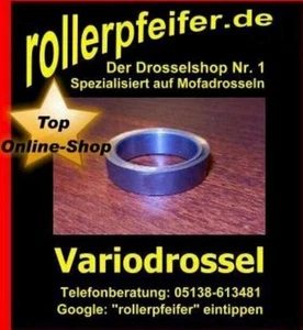 Drossel 45 KMH Roller langsamer machen Varioring Peugeot Honda Aprilia - Picture 1 of 6