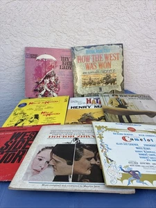 Original Motion Picture Soundtrack 8 Vinyl Record Lot West Side Story, Graduate - Foto 1 di 11