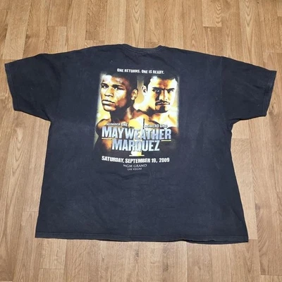 2009 Mayweather vs Márquez Shirt Size 3XL - Image 1 of 4