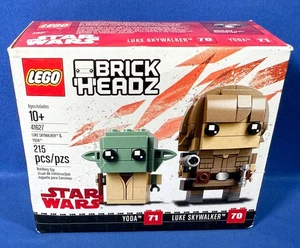 LUKE SKYWALKER & YODA - TESTA DI MATTONE LEGO 41627 set costruzioni DISNEY 2018 sigillato - Foto 1 di 7