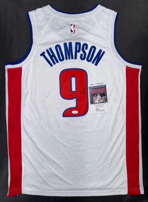 AUSAR THOMPSON signed autographed DETROIT PISTONS Jersey w/ COA JSA CD77010 - Image 1 of 4
