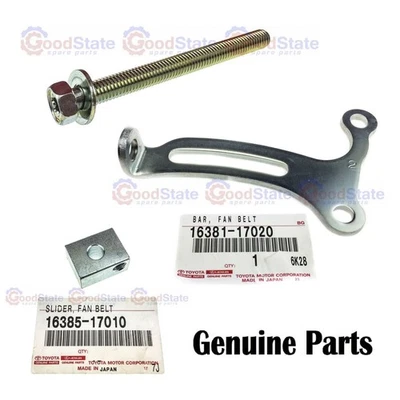 Genuine LandCruiser HZJ79 HZJ78 HZJ75 HZJ73 1HZ Alternator Fan Belt Adjuster Kit - Image 1 of 4