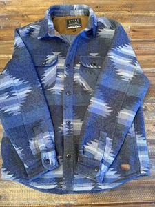 Jack de franela con estampado Jachs New York Southwestern talla mediana azul - Imagen 1 de 16