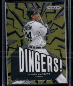 2025 Panini Prizm - Dingers! Miguel Cabrera #17 - Picture 1 of 2