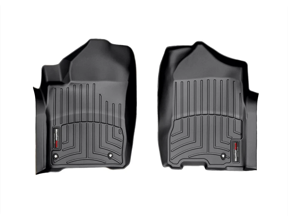 WeatherTech FloorLiner for 2008-2010 Infiniti QX - 1st Row, Black - Image 1 of 4