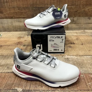 Footjoy FJ Pro SLX Damen 981196 weiß/lila Größe 7 M  - Bild 1 von 8