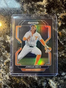 2022 Panini Prizm Draft Picks - Jordan Beck #PDP38 Black Prizm (RC) - Picture 1 of 2