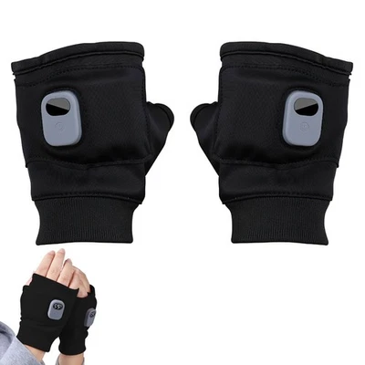 KOUAMOR Guanti riscaldati a caldo ricaricabili a 3 livelli guanti riscaldati USB guanti