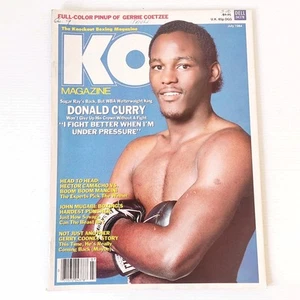 KO MAGAZINE DONALD CURRY COVER JULY 1984 BOXING MAGAZINE | VGC - Picture 1 of 11