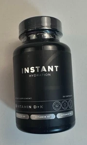 Sofortige Hydration Vitamin D+K 30 Kapseln Nahrungsergänzungsmittel Ablaufdatum 06/2027 - Bild 1 von 4