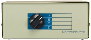 ZDMNEEA7-4 4-Way RJ11 Female ABCD Manual Data Switch - Bild 1 von 5