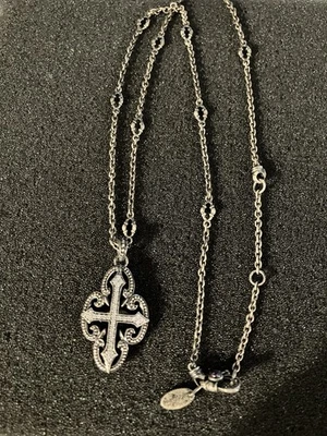 Sterling Silver Scott Kay 20” Chain Necklace With A Diamond Pendant - Image 1 of 4