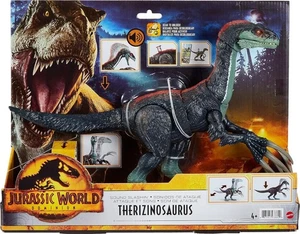 Figura de dinosaurio Therizinosaurus Jurassic World Dominion Sound Slashing - Imagen 1 de 6
