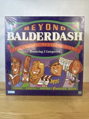 Hasbro 'Beyond Balderdash' The Classic Bluffing Game Parker Brothers 1996 Sealed - Image 1 of 4